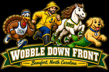 Wobble Down Front 5K Race and 1 Mile Fun Run logo