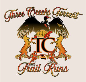 Three Creeks Torrent Trail Runs Logo