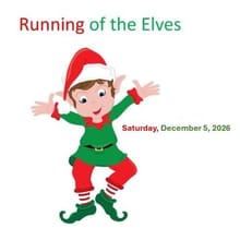 Running of the Elves....A Very Merry Huntley Event logo