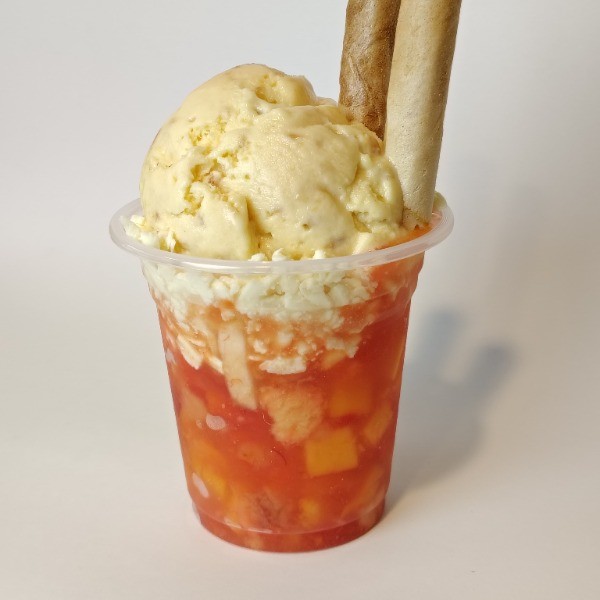 Salpicon Pequeño con Queso y Helado