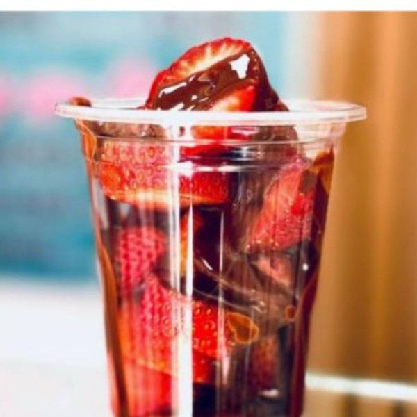 Fresas con Crema de Avellanas