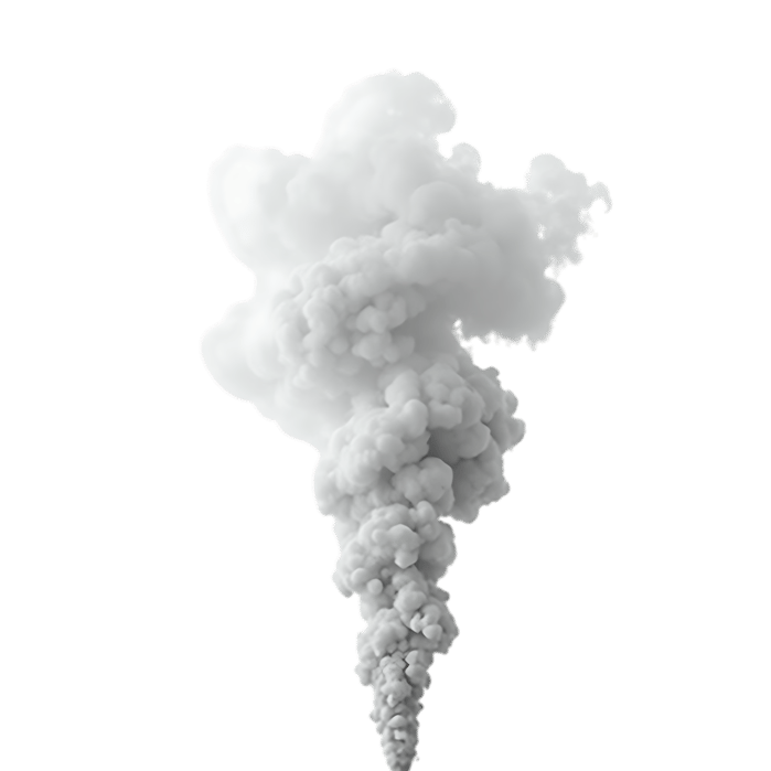 Rising smoke plume for compositing and visual effects