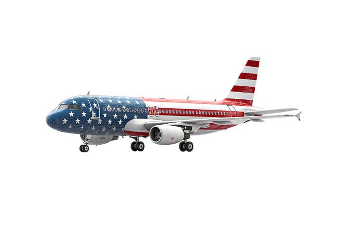 Patriotic Airplane