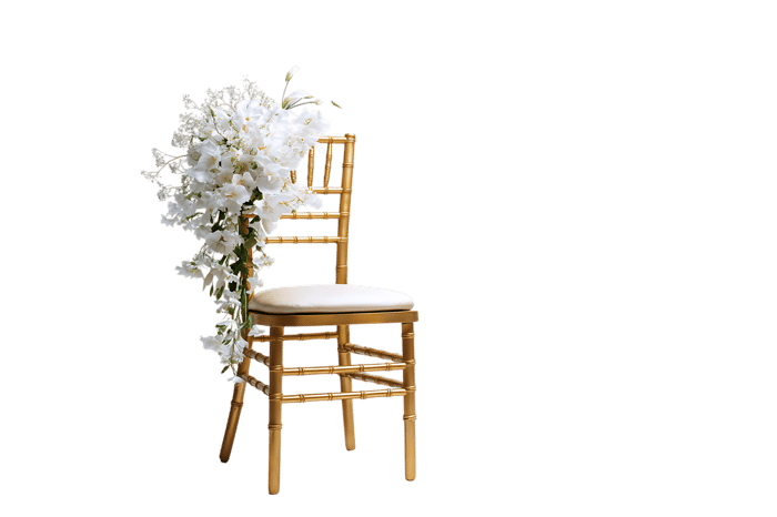 Decorated chair for wedding or event351