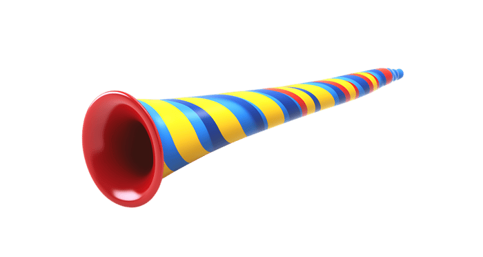 Colorful party horn blower, celebration, fun615
