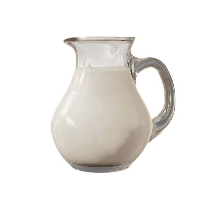 Glass pitcher of fresh milk362.