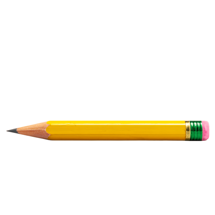 A classic yellow pencil, ready to write.