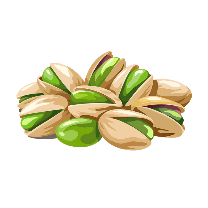 Pile of delicious pistachios, healthy snack.
