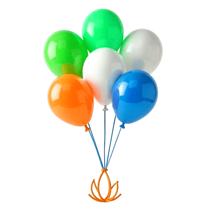 Colorful balloons for celebrations and party decorations
