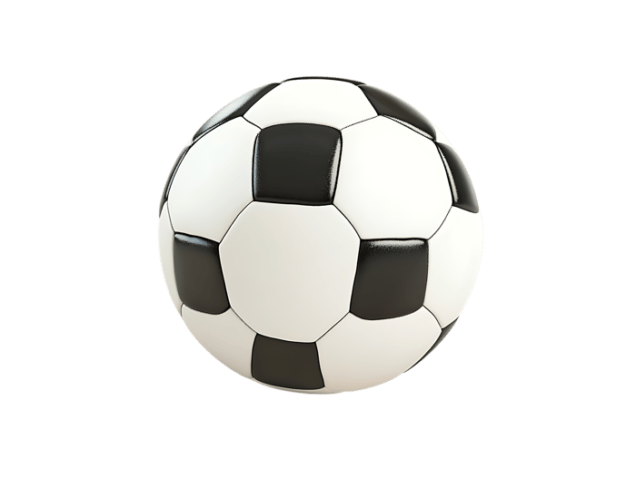 Classic black and white soccer ball894.