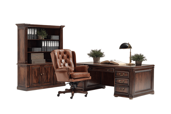 High end mahogany desk
