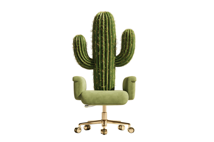 Unique cactus shaped office chair design218
