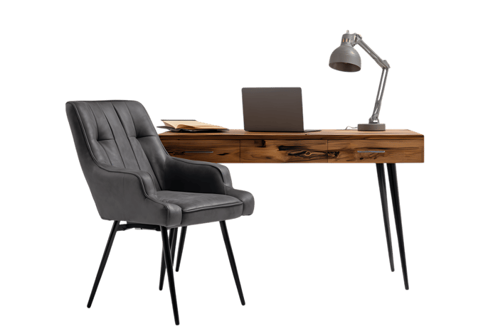 Stylish wooden desk