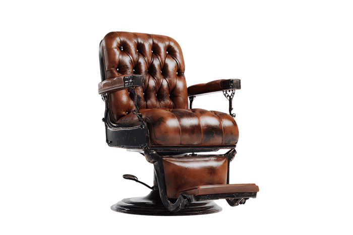 Vintage barber chair