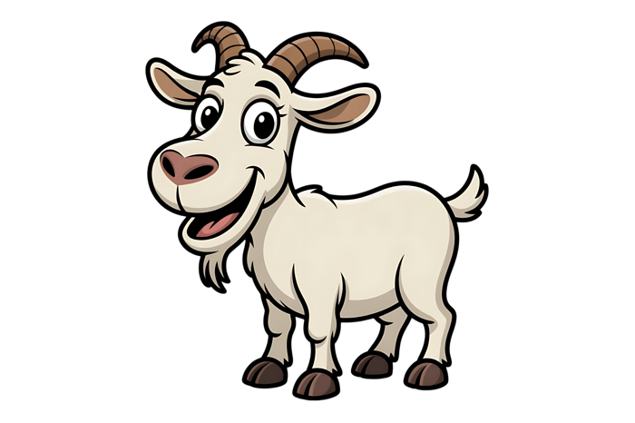 Cartoon goat illustration952