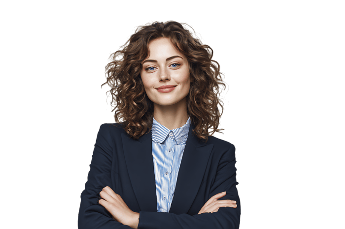 Portrait of a confident young businesswoman.