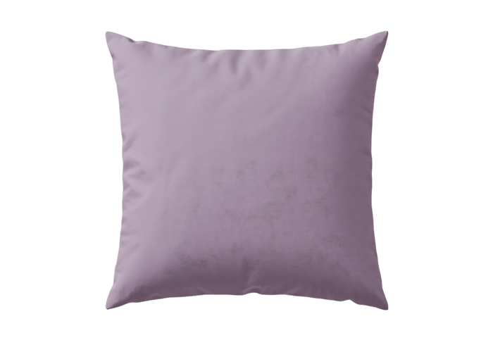 Lilac velvet cushion soft texture home decor