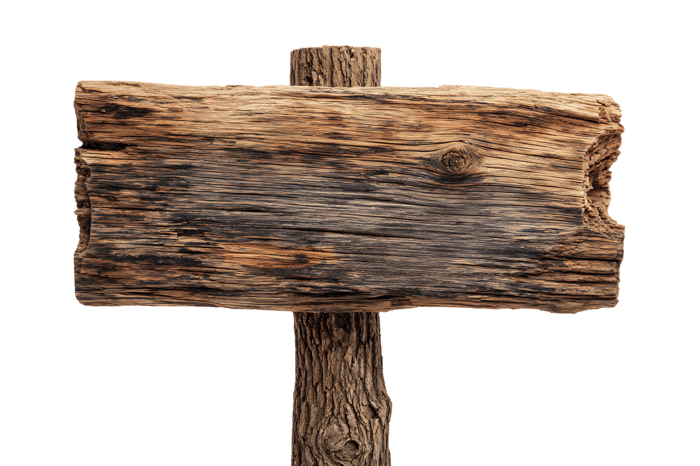 Rustic weathered wood sign, blank space for text.  Perfect for rustic, vintage designs.