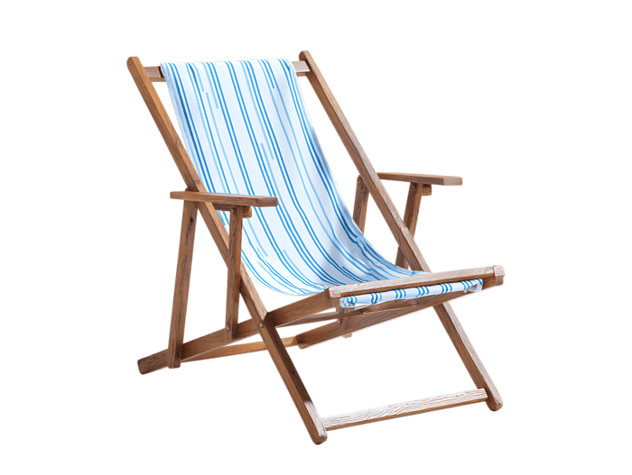 Relaxing striped beach chair165