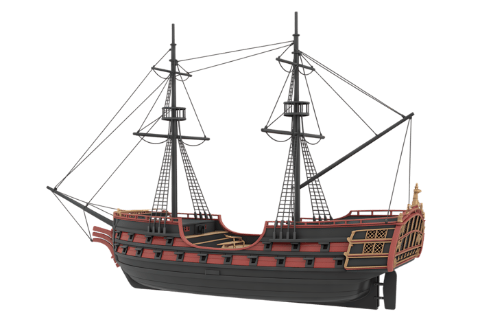 Classic sailing ship model