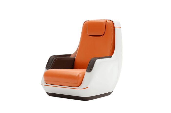 Modern orange armchair110