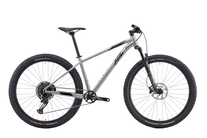 Silver mountain bike for outdoor adventures and exercise724