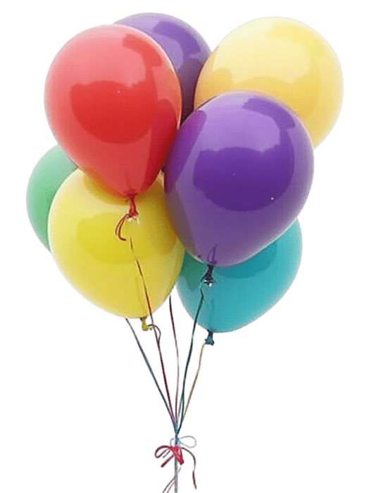 Colorful balloons bunch for party or celebration