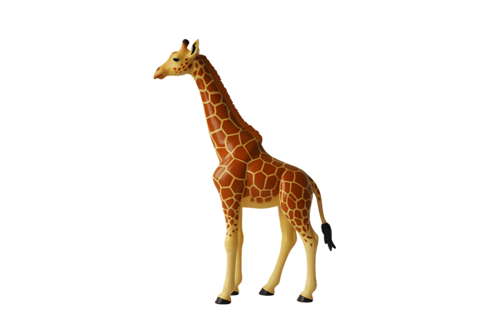 Illustration of a giraffe standing