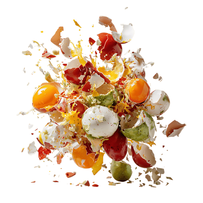 Exploding eggshell chaos!