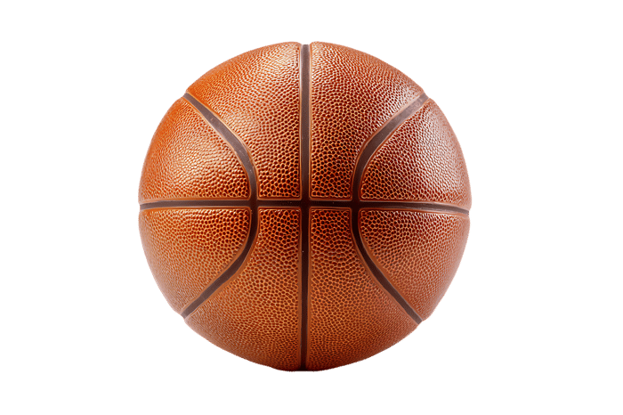 Close-up of a basketball