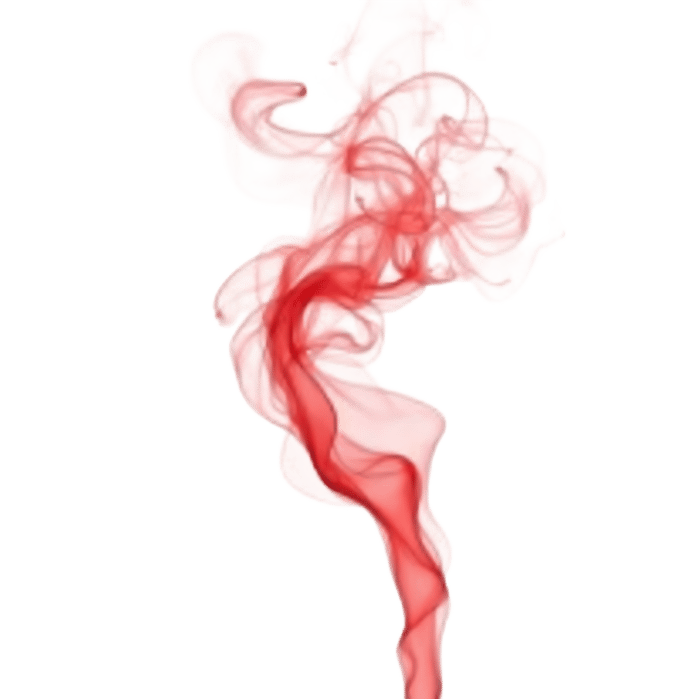 Red smoke wisp, abstract effect for creative designs