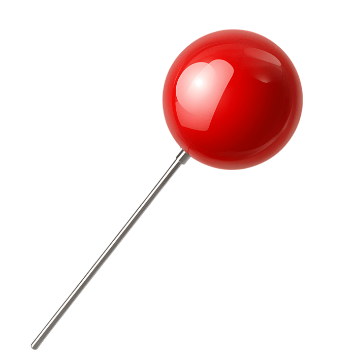Red map pin, location marker, navigation