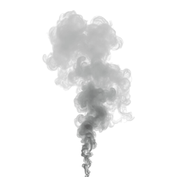 Rising cloud of smoke for visual effects and design projects