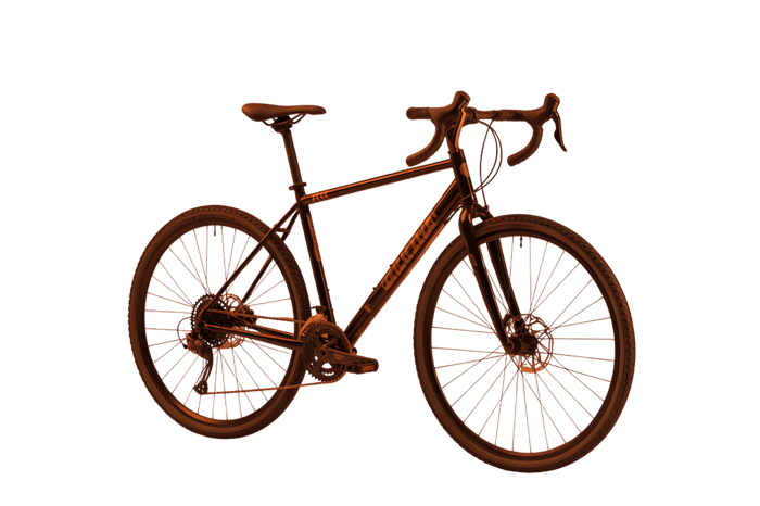 Bronze bicycle for commuting, exercise, and outdoor adventure