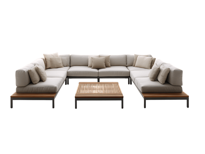 Modern Sectional Sofa Set for Outdoor290