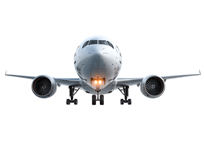 Airplane Front View
