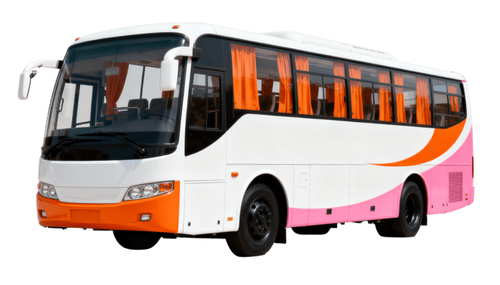 Tour bus for long distance travel and tourism