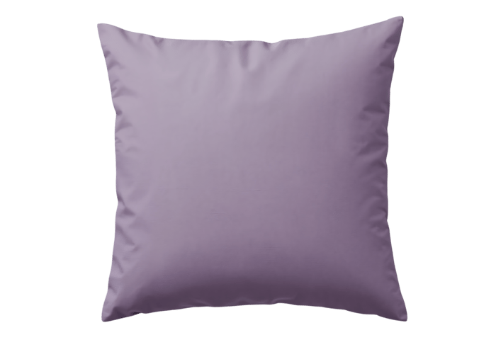 Lilac square cushion soft texture