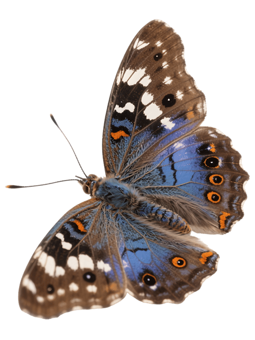 Butterfly With Blue Wings