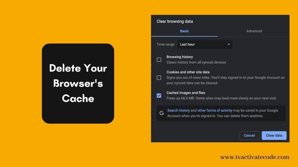 Clear Your Browser's Cache