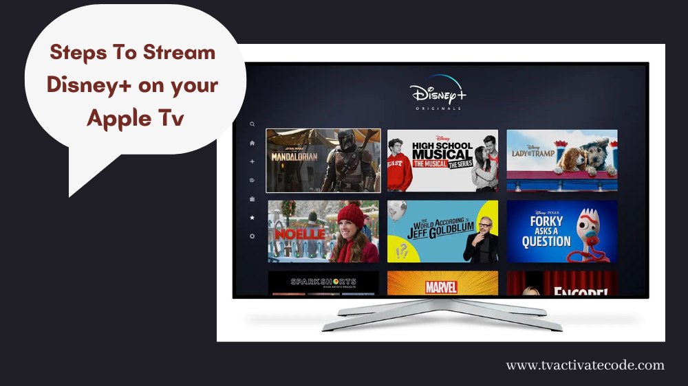Disney+ on your Apple Tv