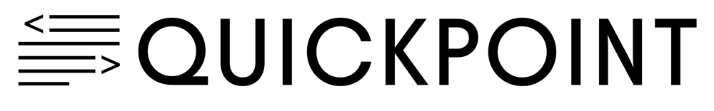Quickpoint Logo Horizontal Black