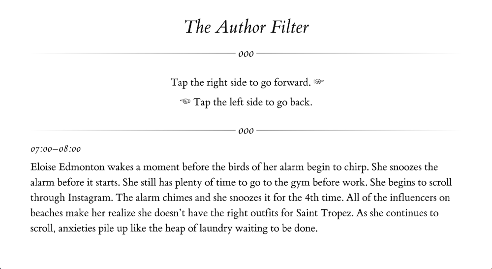The Author Filter