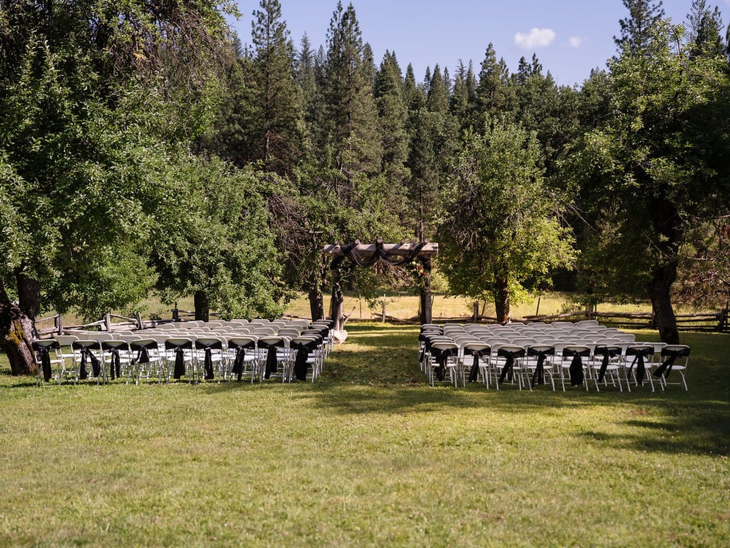 Meadow at Middle Fork Meadow wedding venue in Sierra foothills
