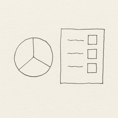 Skizze eines kleinen Rads mit drei Segmenten neben Checkliste; visualisiert Erkennen, Verteilen per Zufall und Würdigen emotionaler Arbeit im Team.