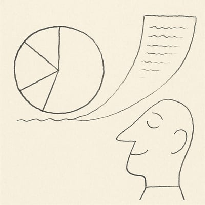 Una ruota con pochi spicchi contrasta una lista infinita che svanisce; il volto sereno comunica sollievo cognitivo e fiducia nella procedura casuale equa.