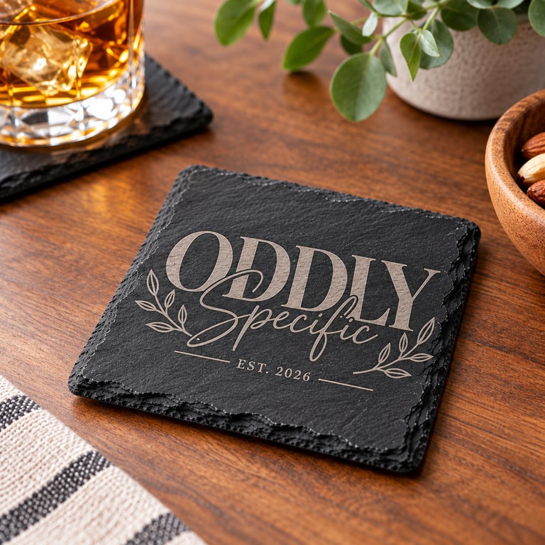 Square Slate Coaster