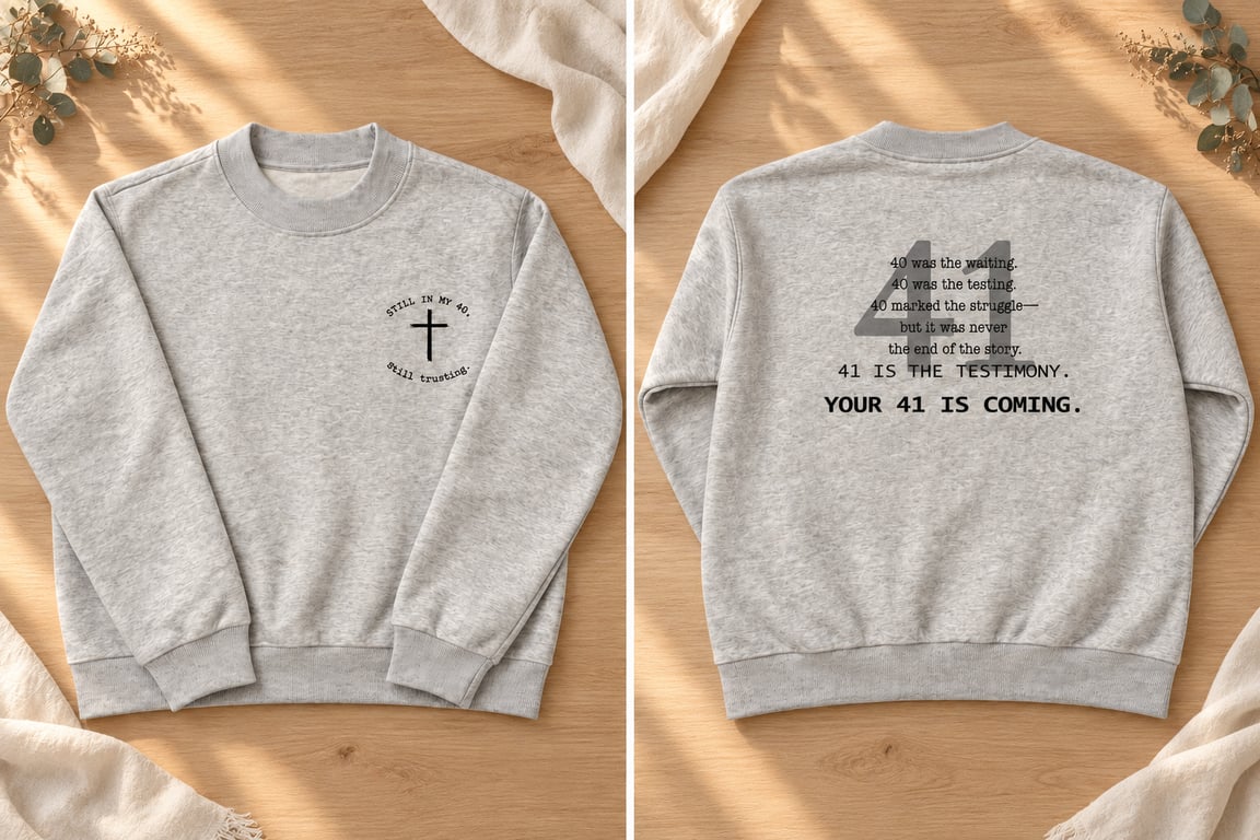 Your 41 Is Coming — Faith Sweatshirt