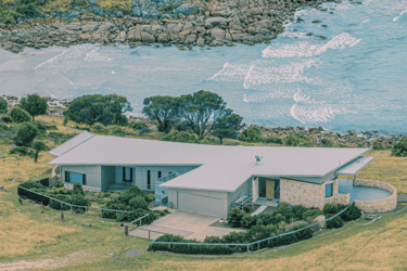 View of the building containing a Luxury Ocean View Retreat at Sea Dragon Kangaroo Island