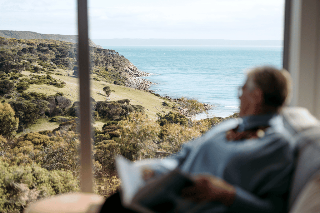 Eco-friendly accommodation at Sea Dragon Lodge Kangaroo Island South Australia, where guests can experience wildlife tours and beachfront views